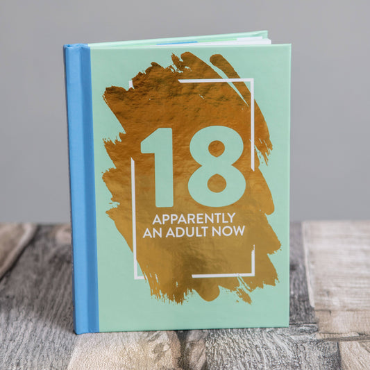 18: Apparently An Adult Now - Fun Age Quote Pocket Book