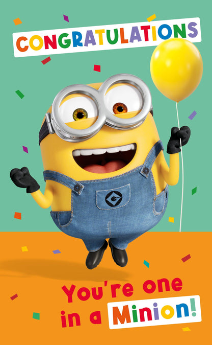 Despicable Me Congratulations Card