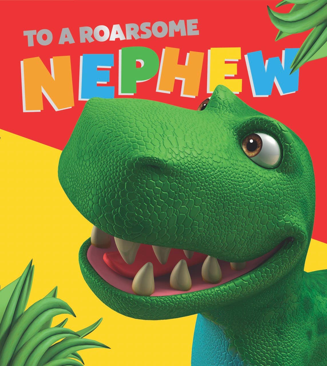 Dinosaur Roar Nephew Birthday Card