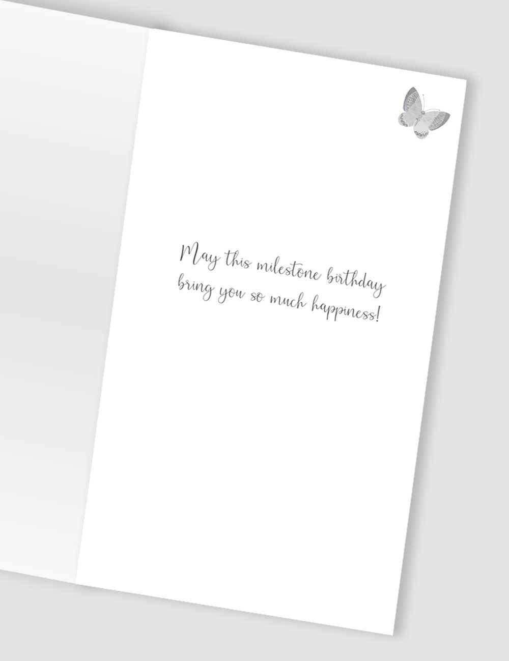 80th - Floral Cake - Champagne - Second Nature