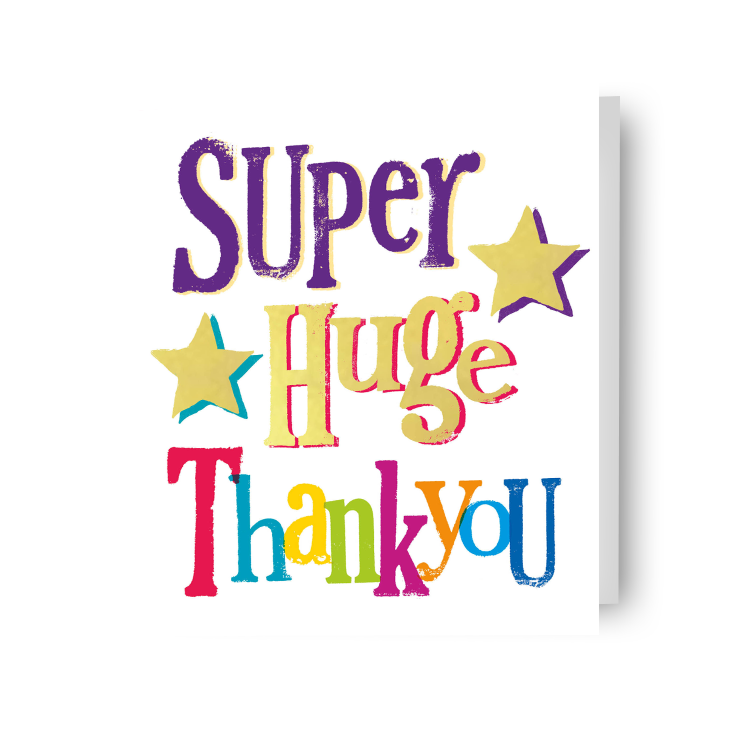Brightside 'Super Huge Thank You' Card