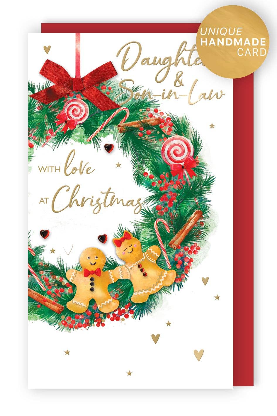 DaughterSonInLaw- Christmas Card - Champagne - Second Nature