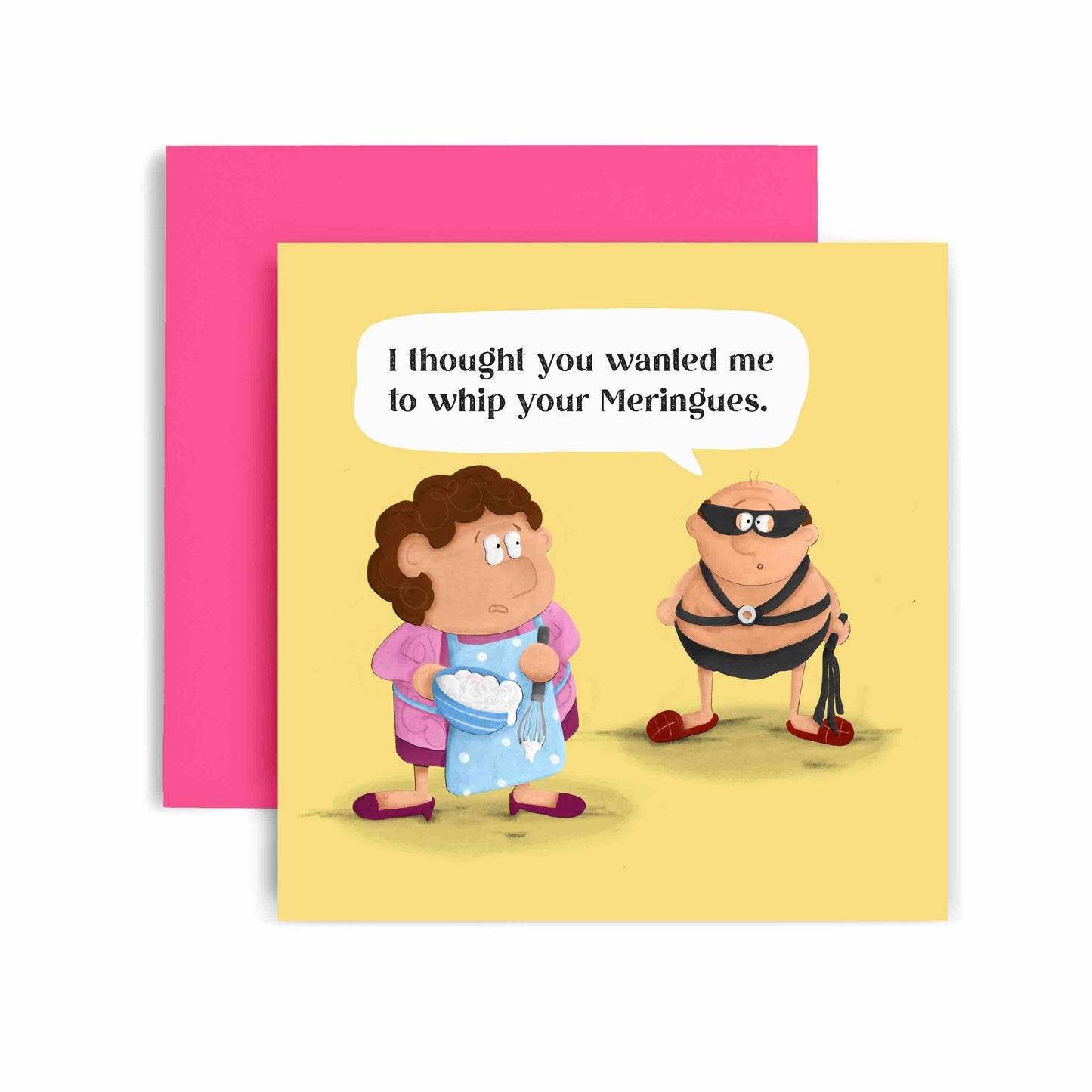 Whip Your Meringues Funny Wedding Anniversary Card