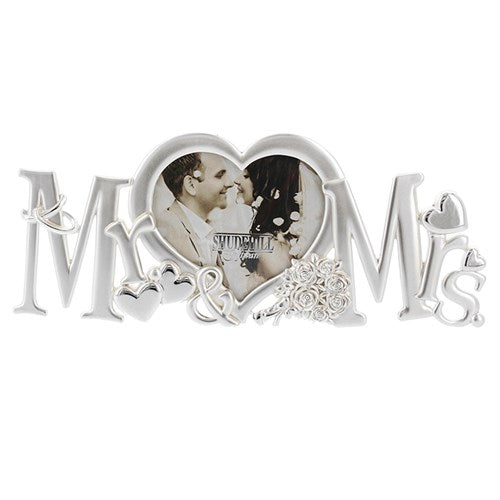 Letters Message Frame Mr & Mrs