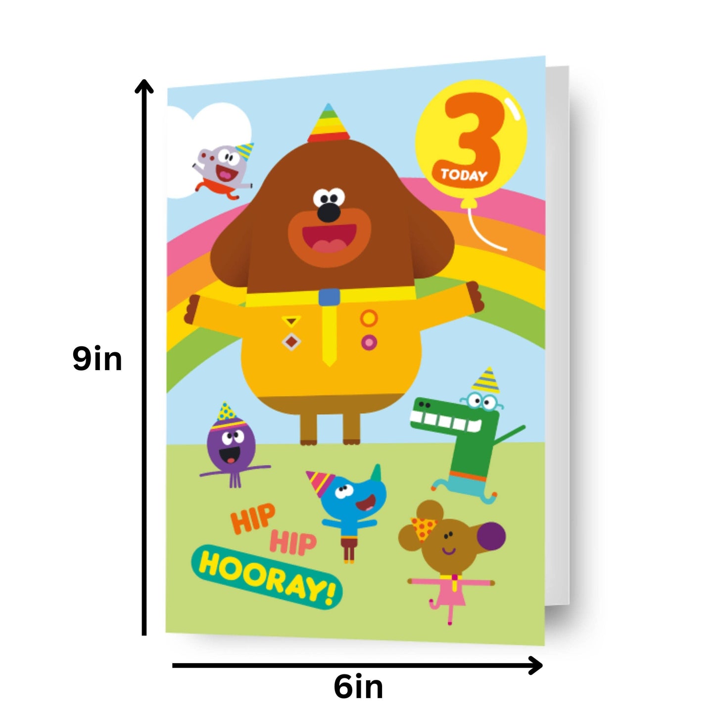 Hey Duggee Age 3 Birthday Card
