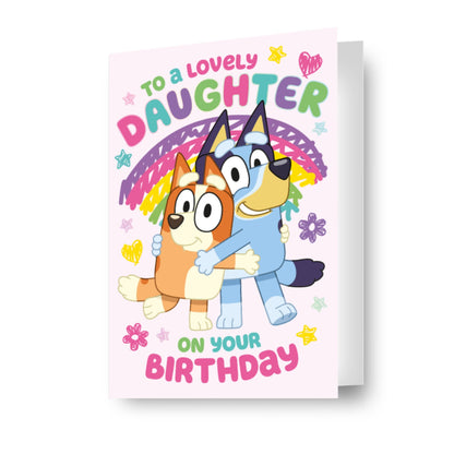 Bluey Daughter Birthday Card