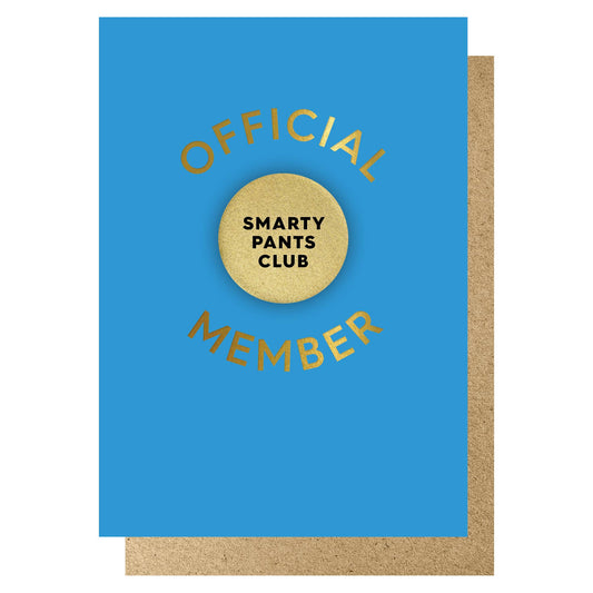 SMARTY PANTS Official Member Badge Club