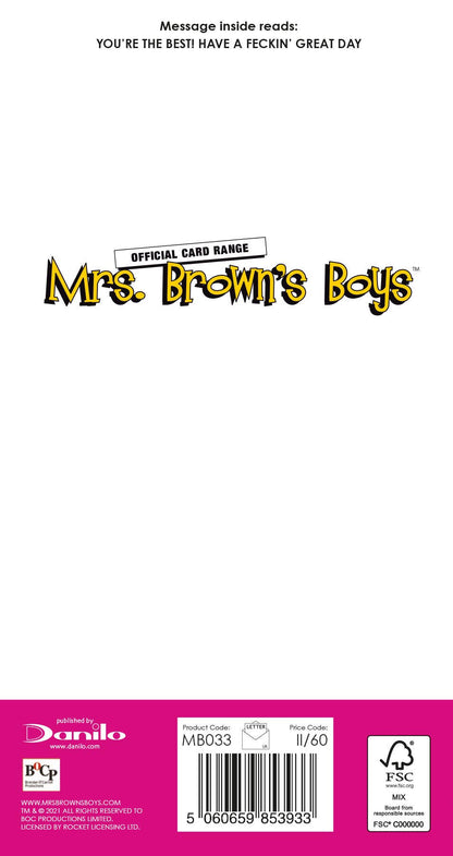 Mrs Brown's Boys 'Mum' Birthday Card