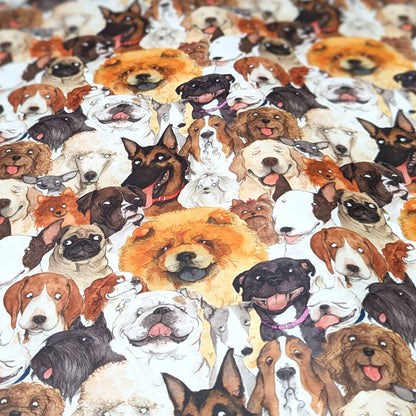 Fun dog wrapping paper, quirky dog gift wrap, Animal paper