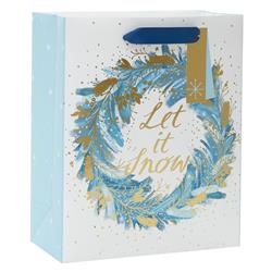 Icy Wreath Medium Bag-Xmas General (605)