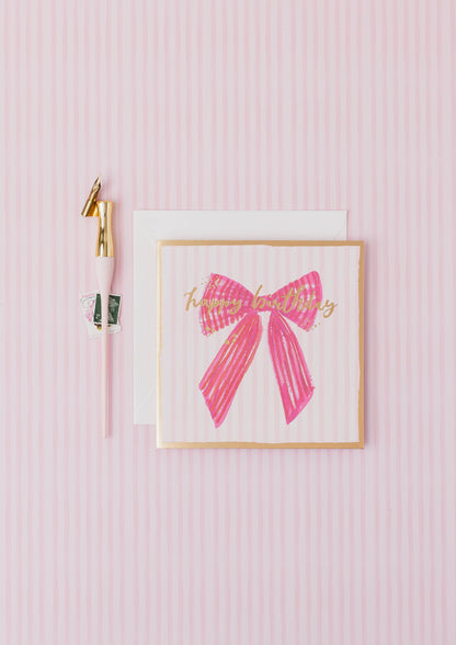 Maison Open Birthday Big Bow Happy Birthday