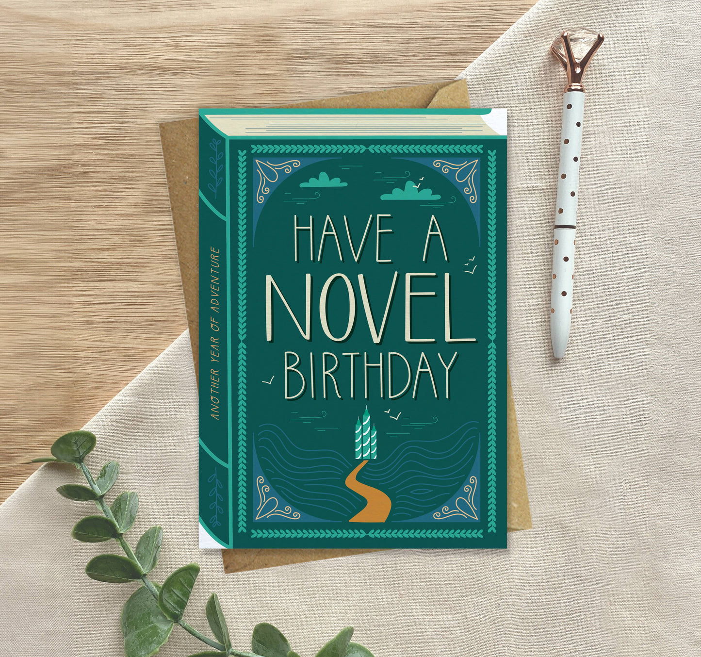 Novel Birthday – Luxury Book Birthday Card
