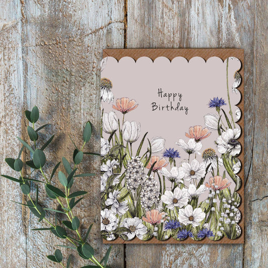 Happy Birthday Card (Cello-Free)