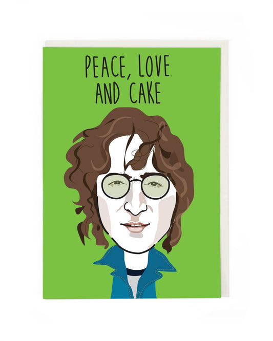 Peace, Love Birthday Card