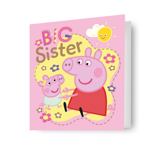 Peppa Pig Big Sister Birthday Card