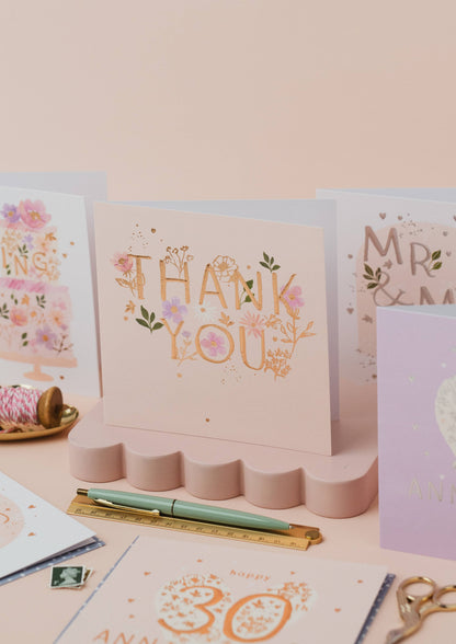 Botanique Thank You Type And Flowers