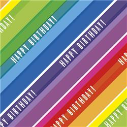 Roll Wrap 2m -Rainbow Stripe