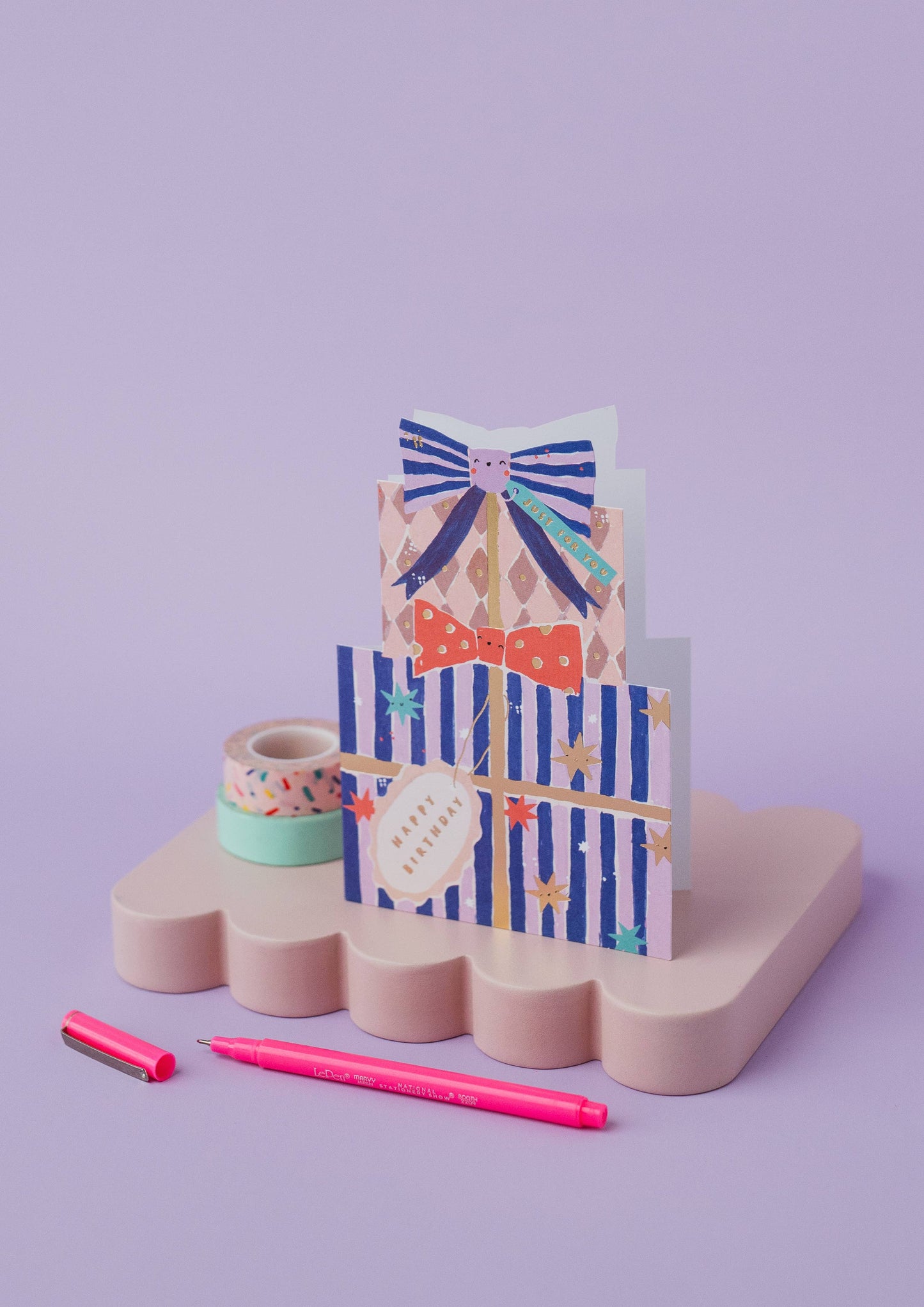 Mochi Open Birthday Stack Of Presents