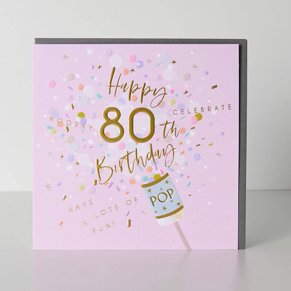 Age 80th Party Popper