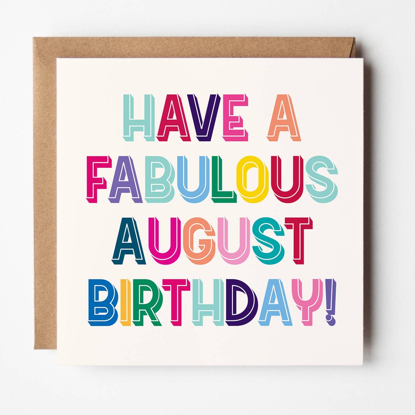 Month Of The Year - Fabulous Birthday Card