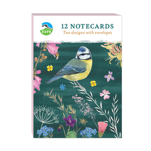 RSPB BEYOND THE HEDGEROW - NOTECARDS (12) (A6) - BIRDS IN THE GARDEN