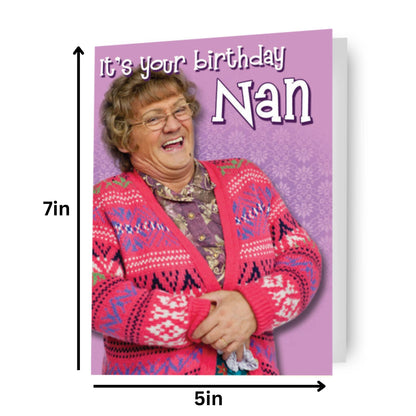 Mrs Brown's Boys 'Birthday Nan' Card