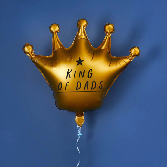 King Of Dads' Crown 35" Foil Balloon