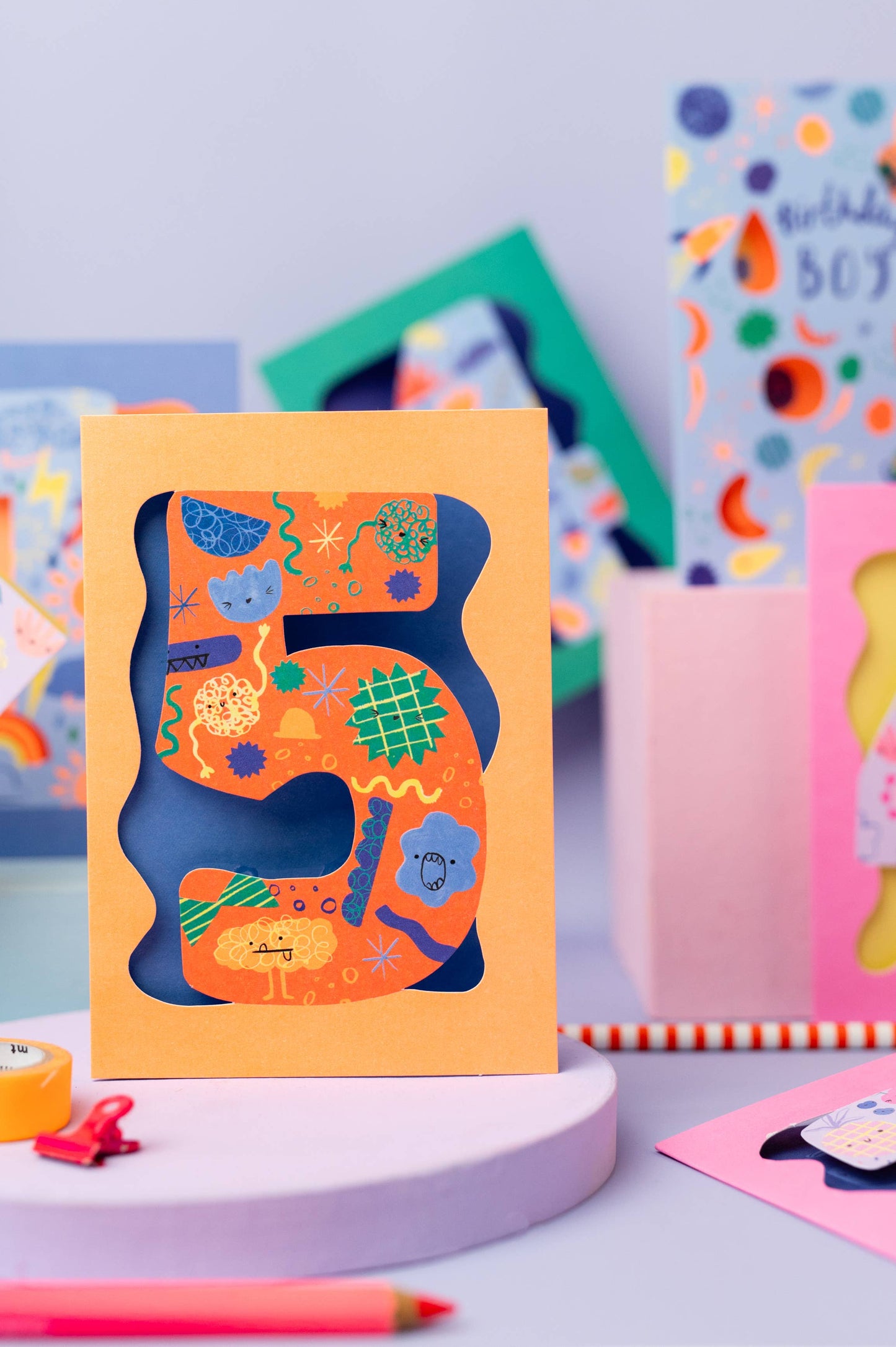 Doodle 5 Age Card Boys