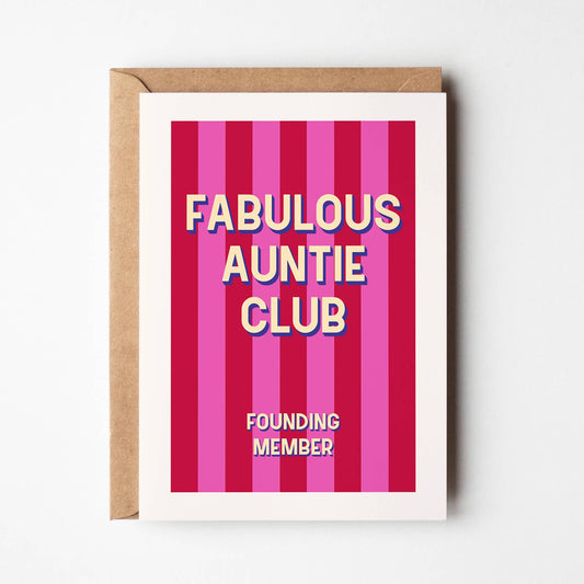 Fabulous Auntie Club - Family Card