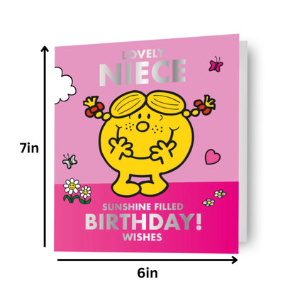 Mr Men & Little Miss 'Lovely Niece' Birthday Card
