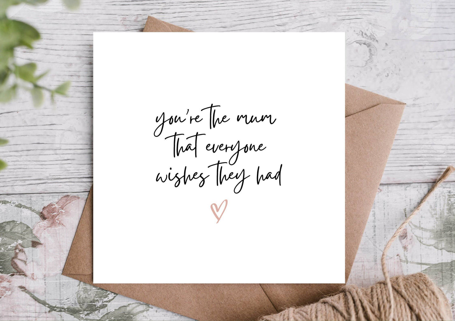 Birthday Card For Mum