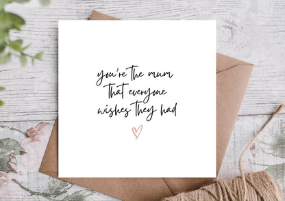 Birthday Card For Mum