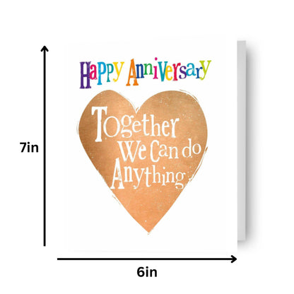 Brightside 'Together We Can Do Anything' Anniversary Card