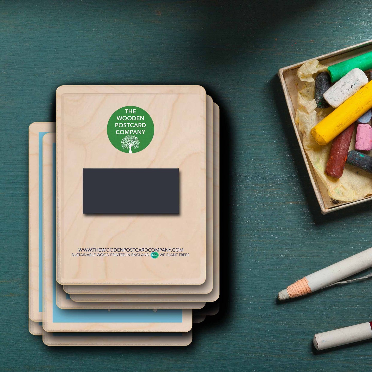 KENT FAVERSHAM wooden postcard, magnet, key tag, sign