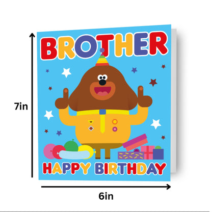 Hey Duggee 'Brother' Birthday Card
