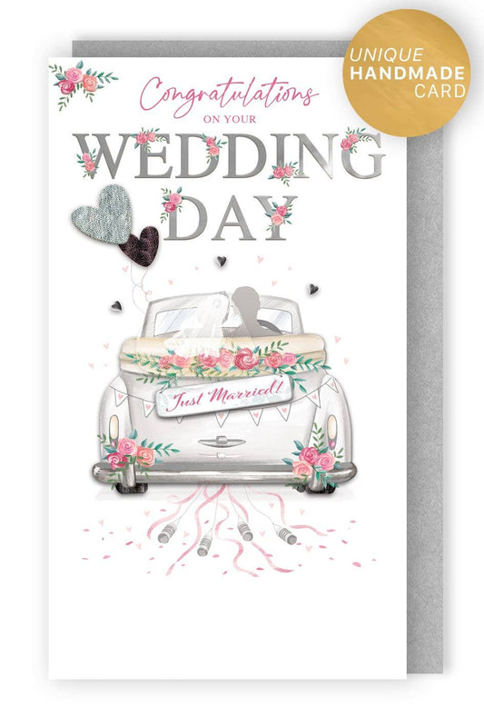 Wedding - Just Married Car - Champagne - Second Nature