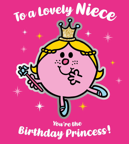 Mr Men & Little Miss Princess 'Niece' Birthday Card