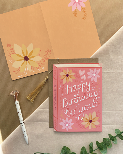 Happy Birthday To You – Luxury Book Greeting Card