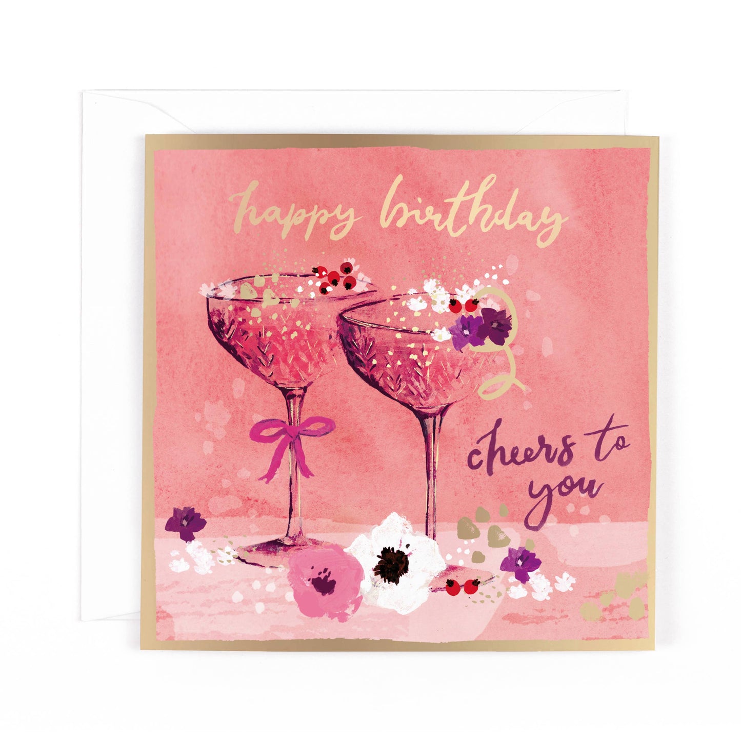 Maison Open Birthday Two Glasses Birthday Cheers To You