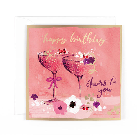 Maison Open Birthday Two Glasses Birthday Cheers To You