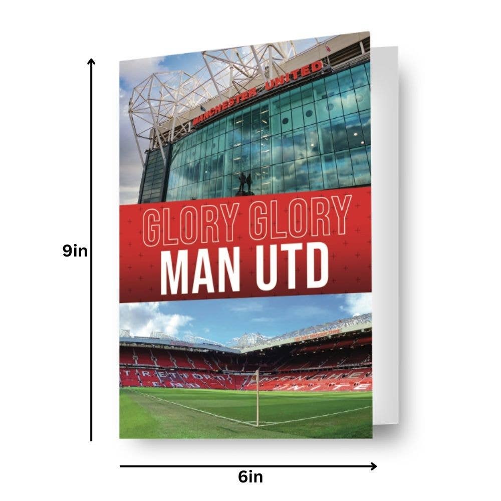 MANCHESTER UNITED FC LENTICULAR 3D-EFFECT CARD