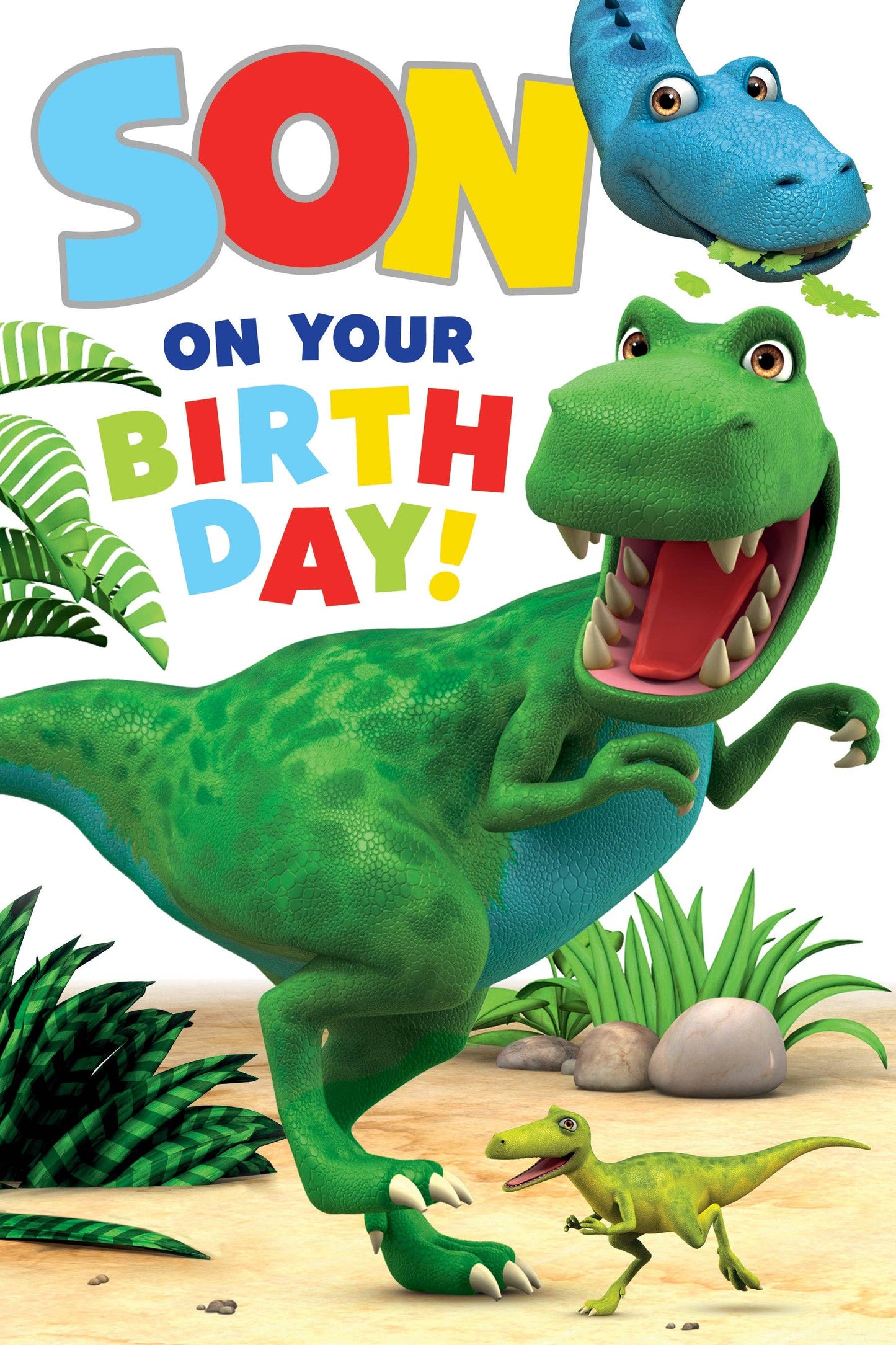 Dinosaur Roar Son Birthday Card