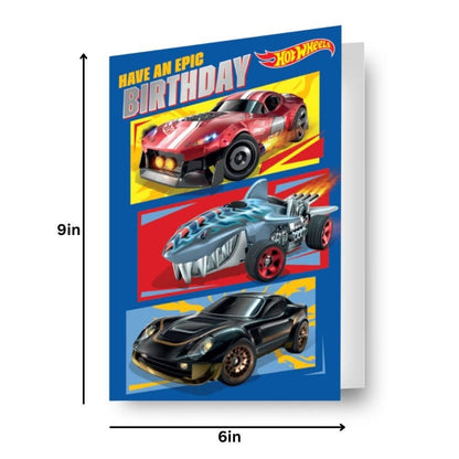 HOT WHEELS LENTICULAR 3D-EFFECT CARD