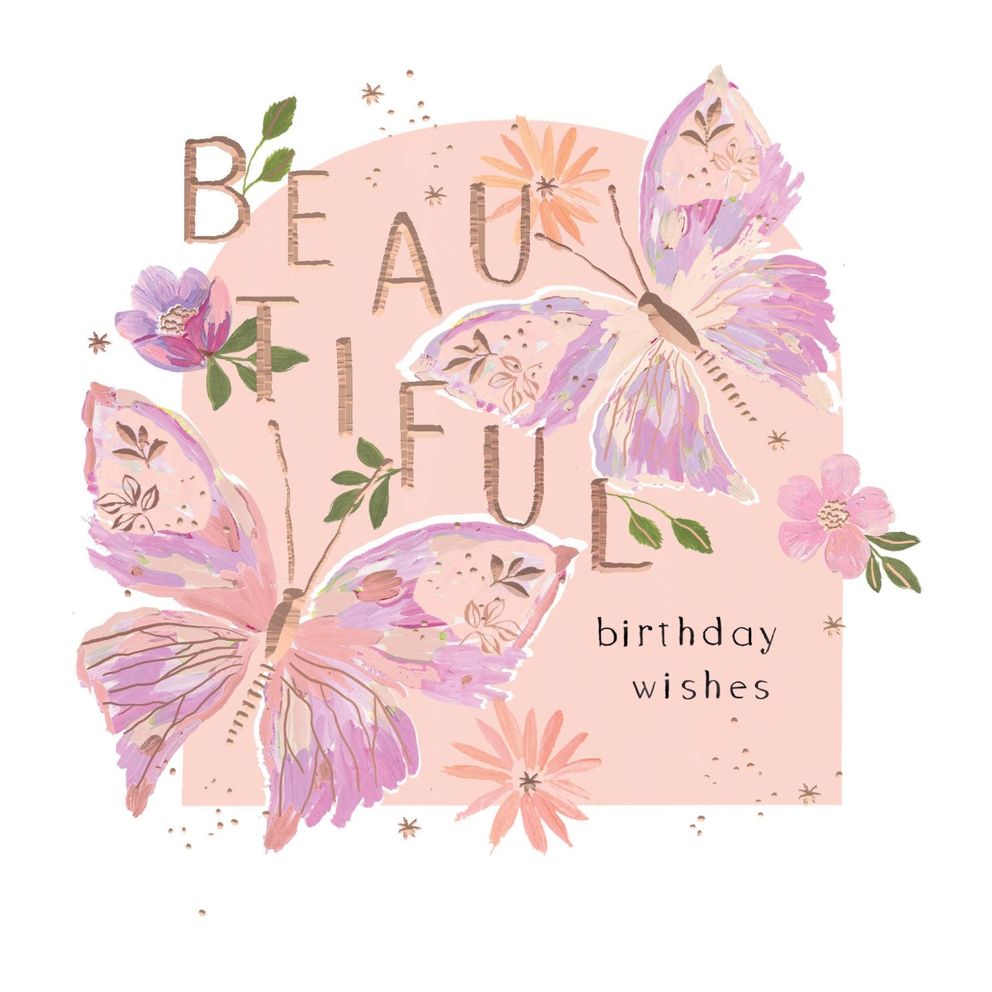 Botanique Beautiful Birthday Wishes And Butterflies