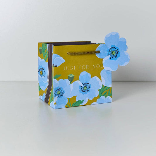 Blue Poppy Mug Bag