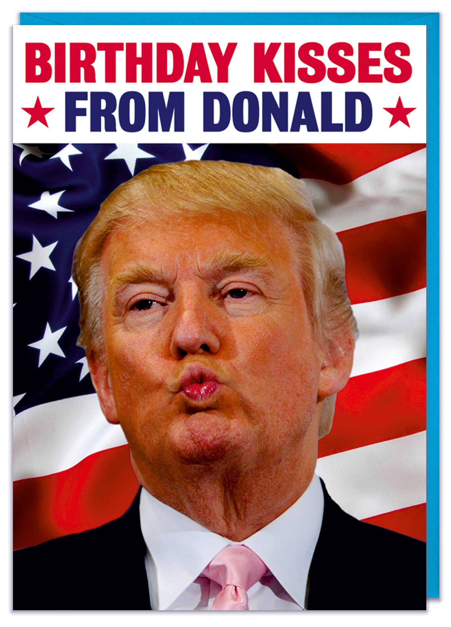 Birthday Kisses From Donald Greeting Card