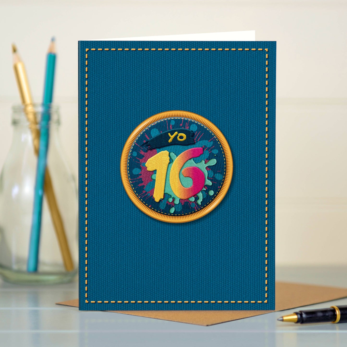NAP256 16th birthday card, yo 16