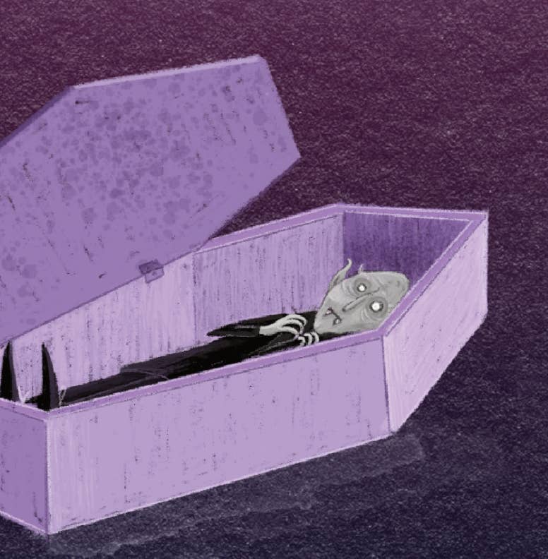 Happy 263rd Birthday - Funny Spooky Vampire Dracula Card