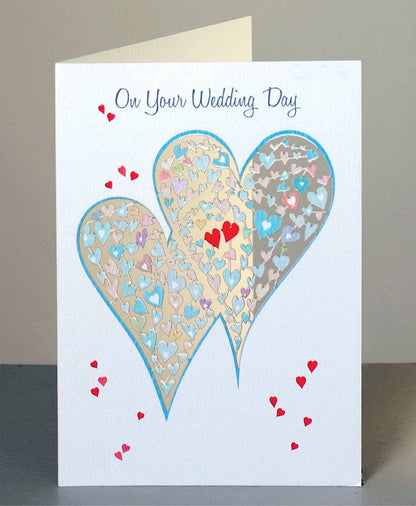 On Your Wedding Day - Two Hearts Wedding Card