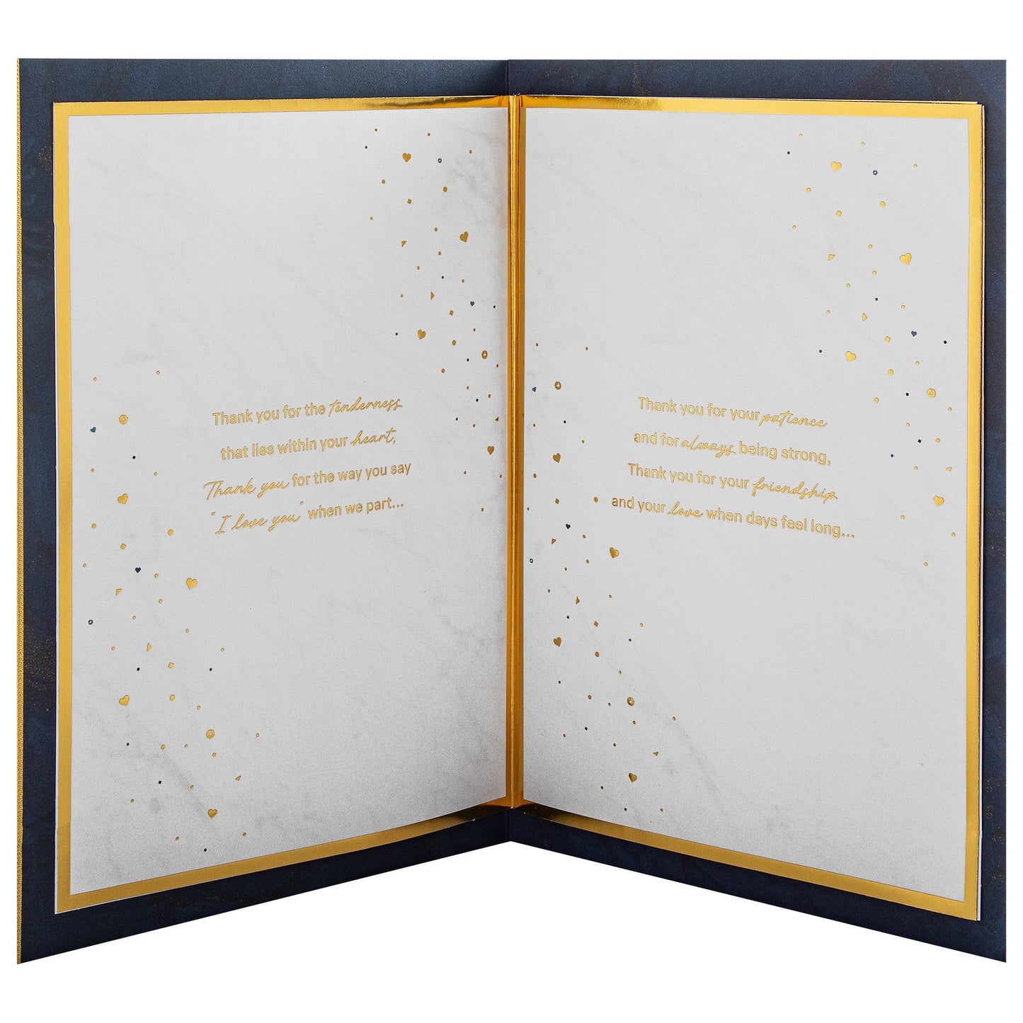 Birthday Card for Loved One - Dark Heart Pattern Design